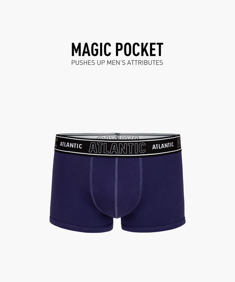 Bokserki męskie Magic Pocket z jesiennej kolekcji w kolorze niebieskim #1