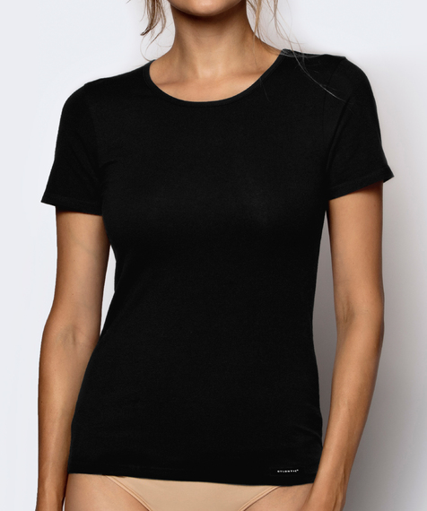 Dwupack koszulek damskich w kolorze czarnym #2